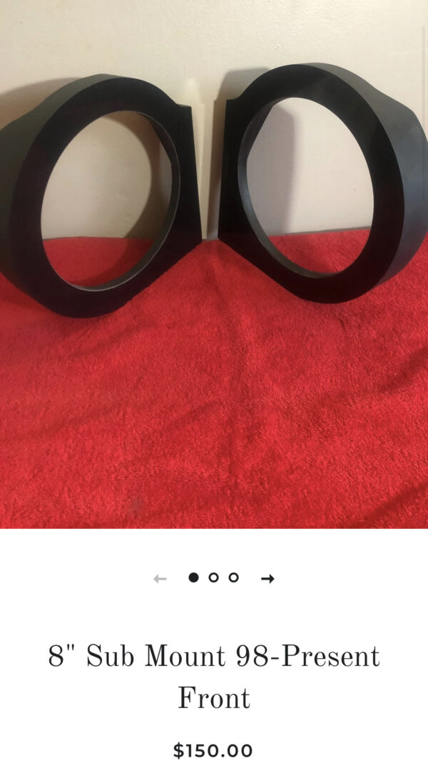 8" Nagy Sub Mount 98-Present Front